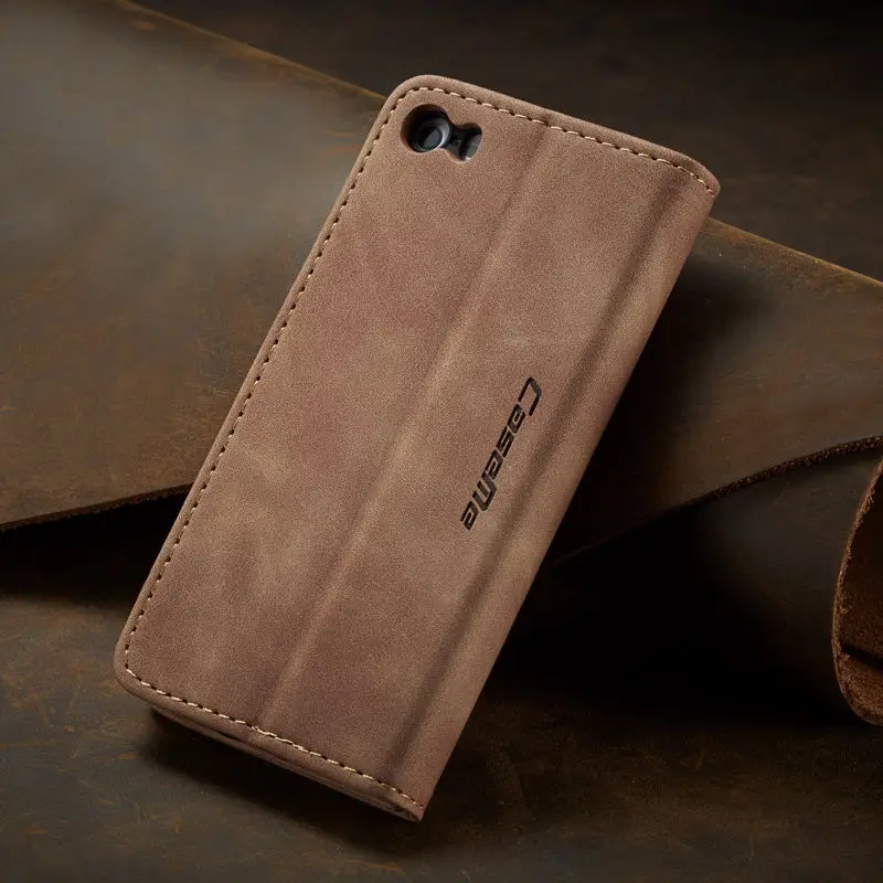 Чехол для iphone 5 5S Роскошный деловой матовый чехол книжка из искусственной кожи SE