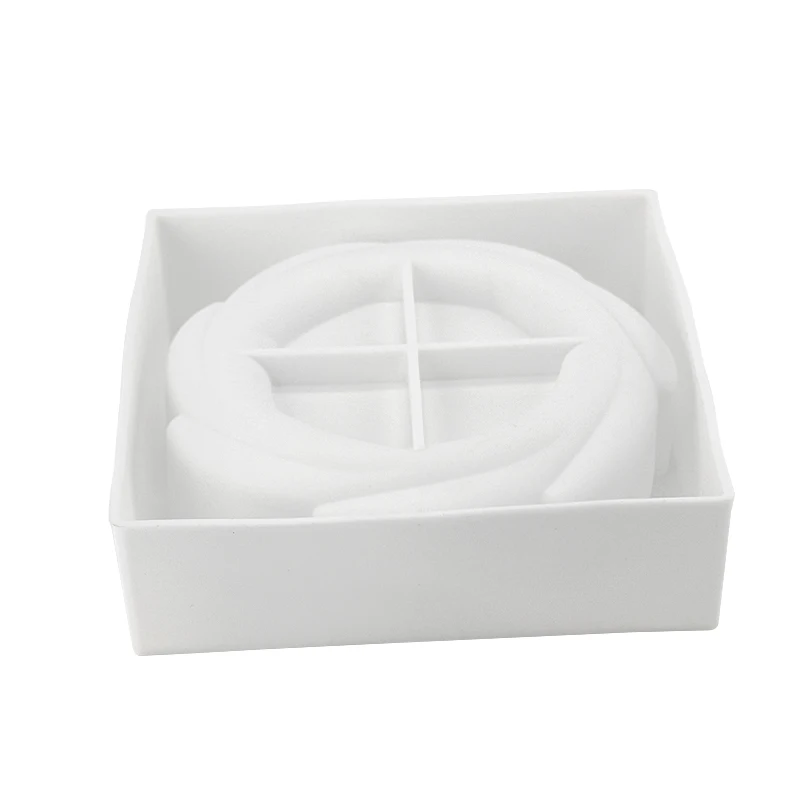 WIILII 1 Pc New 3D Silicone Cake Decorating Mold Revolving Flower Baking Tools For Cakes Mousse Tray Dessert Pans | Дом и сад
