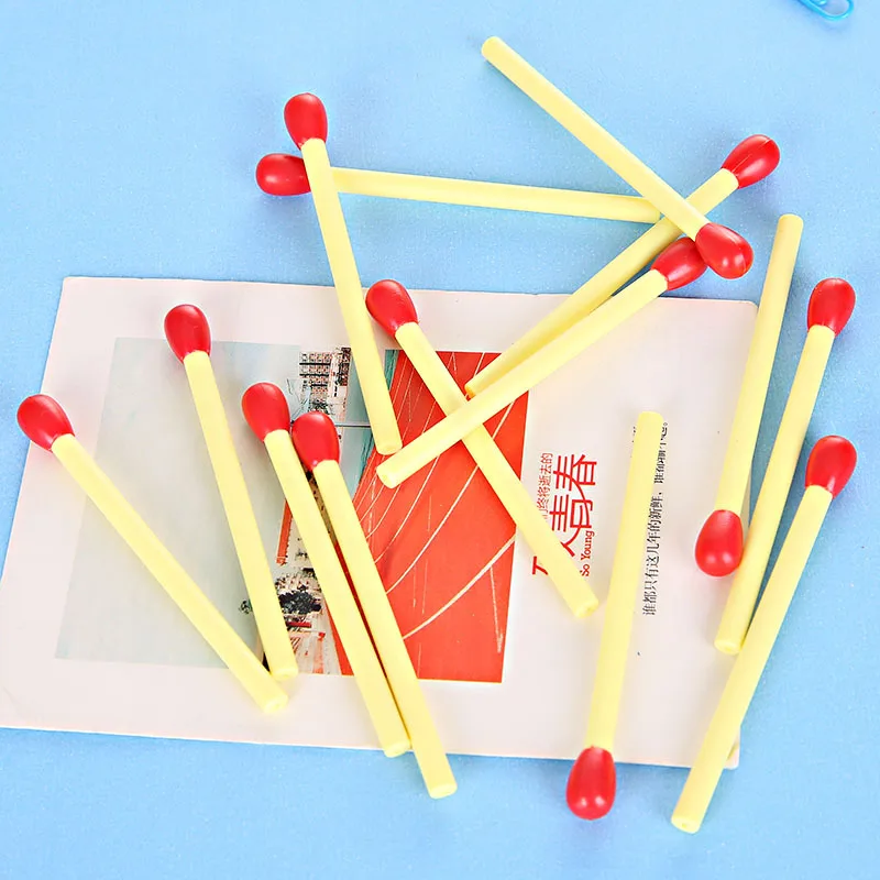 

100pcs creative stationery matches modelling 8.5cm ball-point pen wholesale schoolchildren for children to learn things prizes