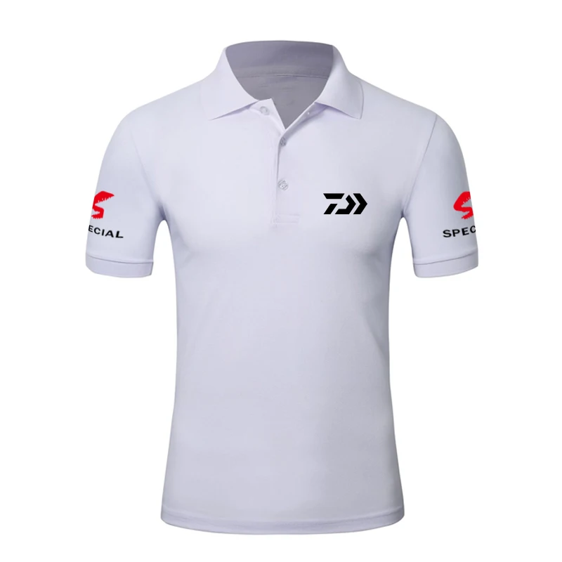 3 Summer Sunscreen Fishing Lapel POLO Shirt Anti-UV DAWA Fishing Short Sleeve Shirt Fishing Lapel POLO Shirt Fishing Clothing - Цвет: 3