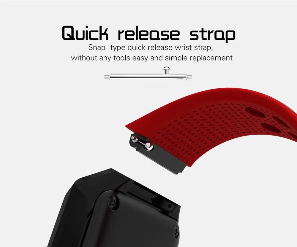 EXRIZU Z66 Bluetooth Smart Band OLED браслет Поддержка сердечного ритма и крови Давление монитор Шагомер Facebook Twitter сообщения