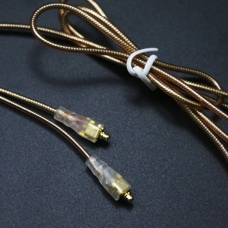 Pizen обновление M21 MMCX кабель для наушников с микрофоном для shure se535 se846 ue900s наушники Золото Серебро сменный кабель