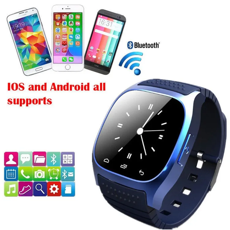 Умные часы M26 Morder order 20bluetooth Bluetooth 20 шт. случайный цвет сенсорный экран наручные со