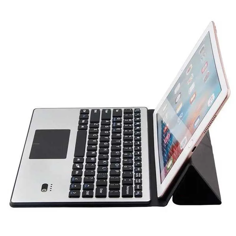 Алюминиевый беспроводной Чехол для клавиатуры Bluetooth тачпад Samsung Galaxy Tab 2 3 4 10 1