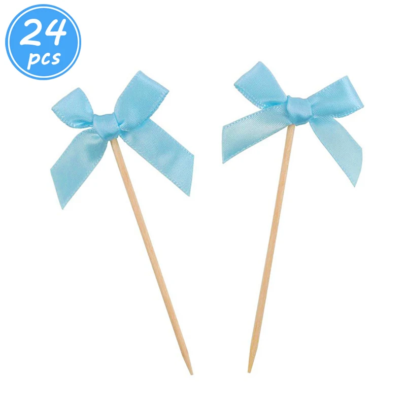 24pcs blue topper 3 м Baby Shower Бумага баннер его для девочек и мальчиков Babyshower вечерние украшения шары подвесная гирлянда соломы поставки Пол раскрыть - Цвет: 24pcs blue topper