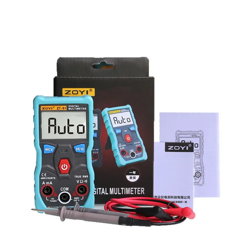 S1 цифровой мультиметр тестер Autoranging True Automotriz Mmultimetro с Умной NCV данных ЖК подсветка