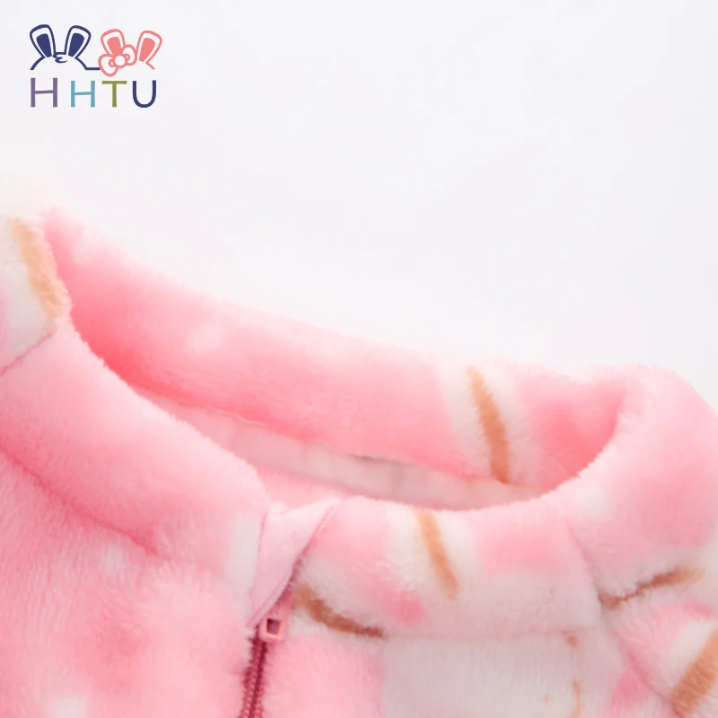 Комбинезон HHTU для новорожденных мальчиков и девочек одежда с капюшоном милый