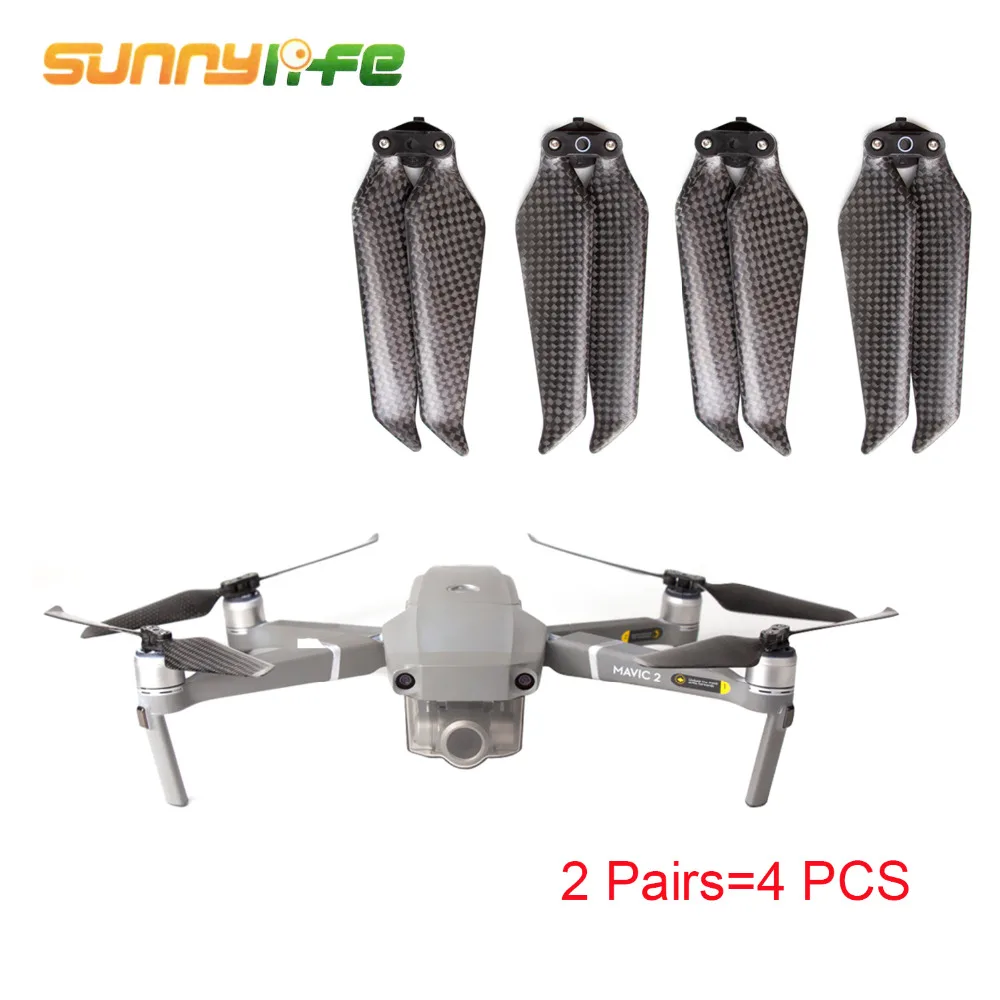 

SUNNYLIFE 2 Pair Folding Blades Low-Noise Quick-release Propellers for DJI Mavic 2 Pro & Zoom 8743F Drone Accessories
