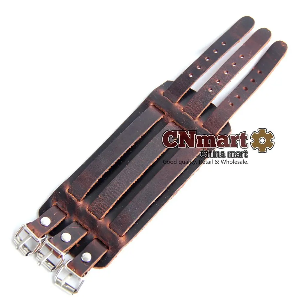 2015 Unisex Women Genuine Leather Bracelet Men Wristband Cuff Bracelets Bangles Best Friend Gift Hot Sale DL2010 | Украшения и