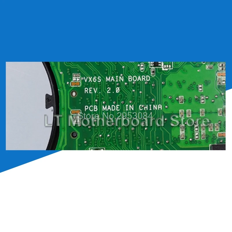 Оригинальная для For Asus VX6S REV2.0 системная материнская плата ноутбука