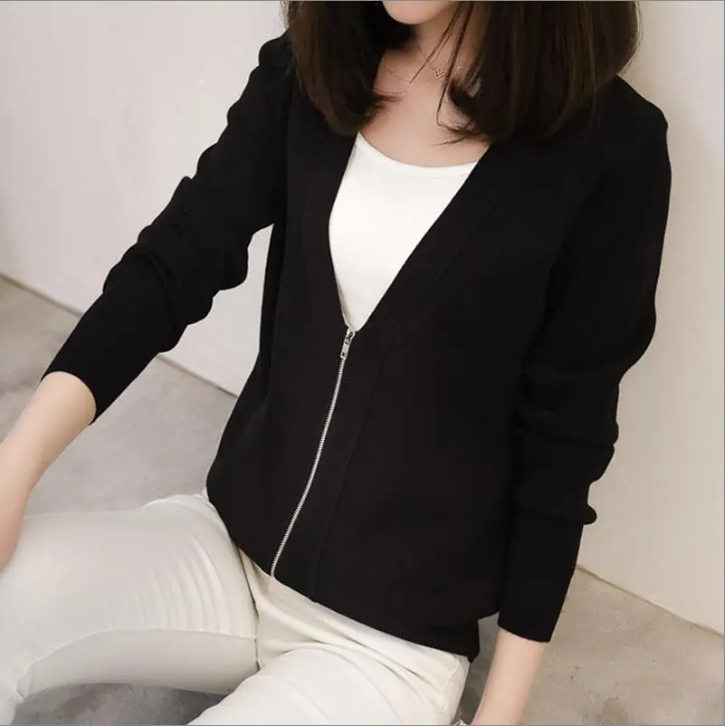 2021 женский кардиган с длинным рукавом Тонкий Женский вязаный свитер для женщин