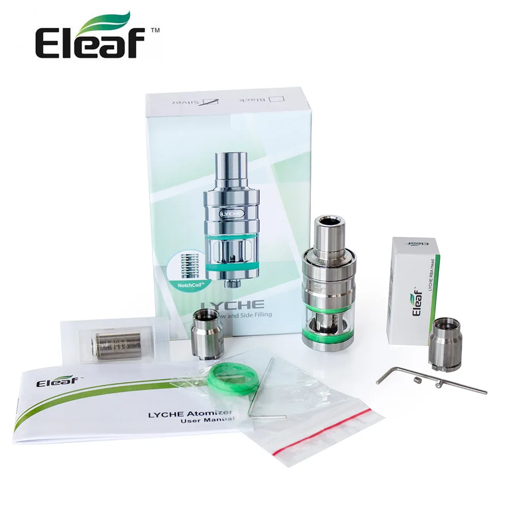 100% оригинал Eleaf LYCHE RBA атомайзер емкостью 4 мл нижняя сторона заполнение бака для