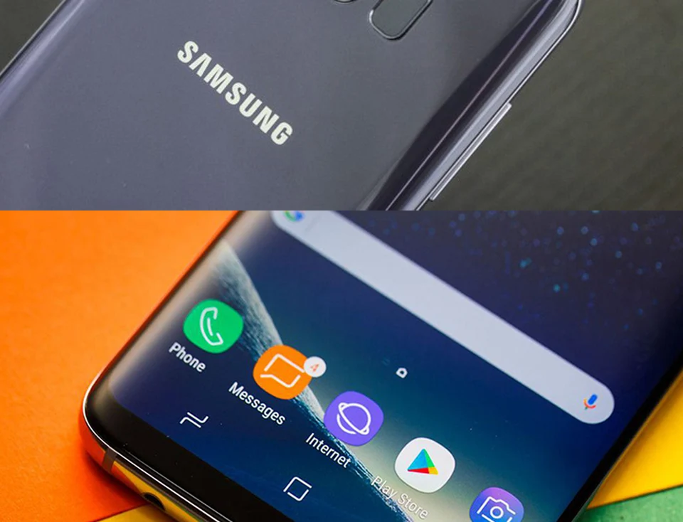 Разблокированный мобильный телефон samsung Galaxy S8, 5,8 дюймов, 3000 МП, 4 Гб ОЗУ, 64 Гб ПЗУ, 4 Гб LTE, четыре ядра, мАч, смартфон с отпечатком пальца