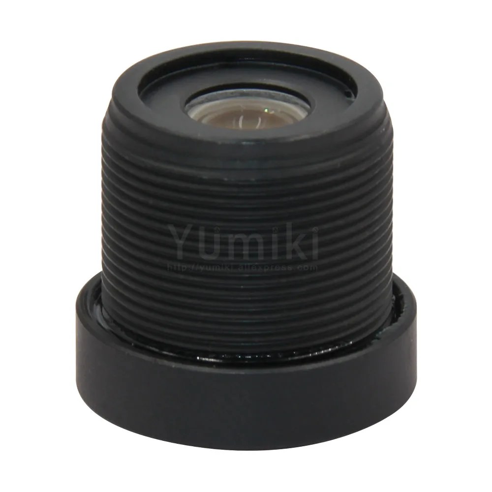 Yumiki HD 2,0 мегапиксельная 3,2 мм Объективы для видеонаблюдения 1/2. " для HD cctv Камера объектив M12 Mount фиксированной диафрагмой длинные расстояния