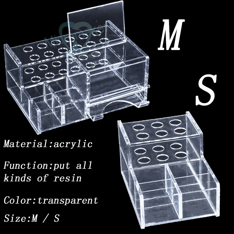 NEW 1PC Dental Acrylic Organizer for Syringe Resin Adhesive Applicator High Quality S/L for SALE