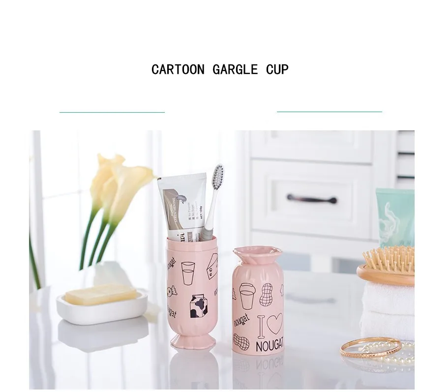 XUNZHE Candy styling портативная зубная щетка для путешествий Чехол для хранения Органайзер для зубной щетки посуда вилка ложки Защитный Контейнер