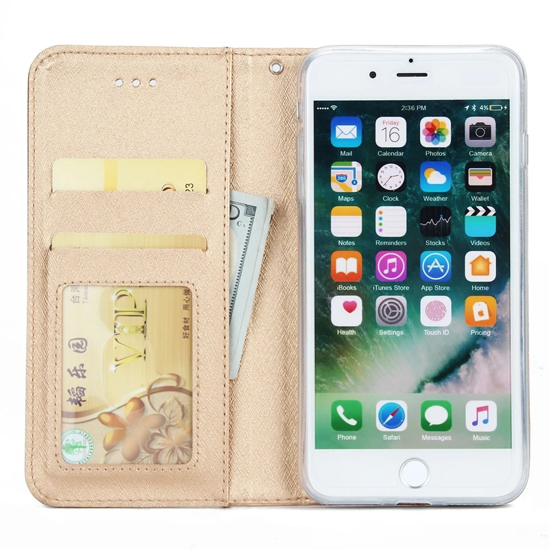 Съемный чехол HOTR из шелковой кожи для iphone X/8/8 Plus/7/7 Plus/6/6s/6 plus/6s plus/5/SE