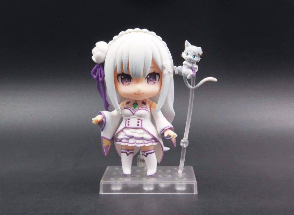 Новые горячие 10 см Emilia Amilia Zero Hajimeru Isekai Seikatsu фигурка игрушки коллекция кукла Рождественский подарок с коробкой