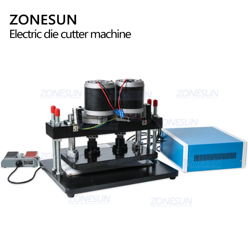 ZONESUN 35x22 см электрическая машина для высечки кожи фотобумага ПВХ/Эва лист форма