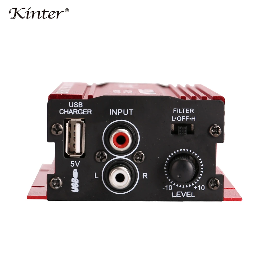 kinter MA-150 Stereo Audio Amplifier 2channel 20W DC 12V Clear Sound For Car and Motorcycle etc |