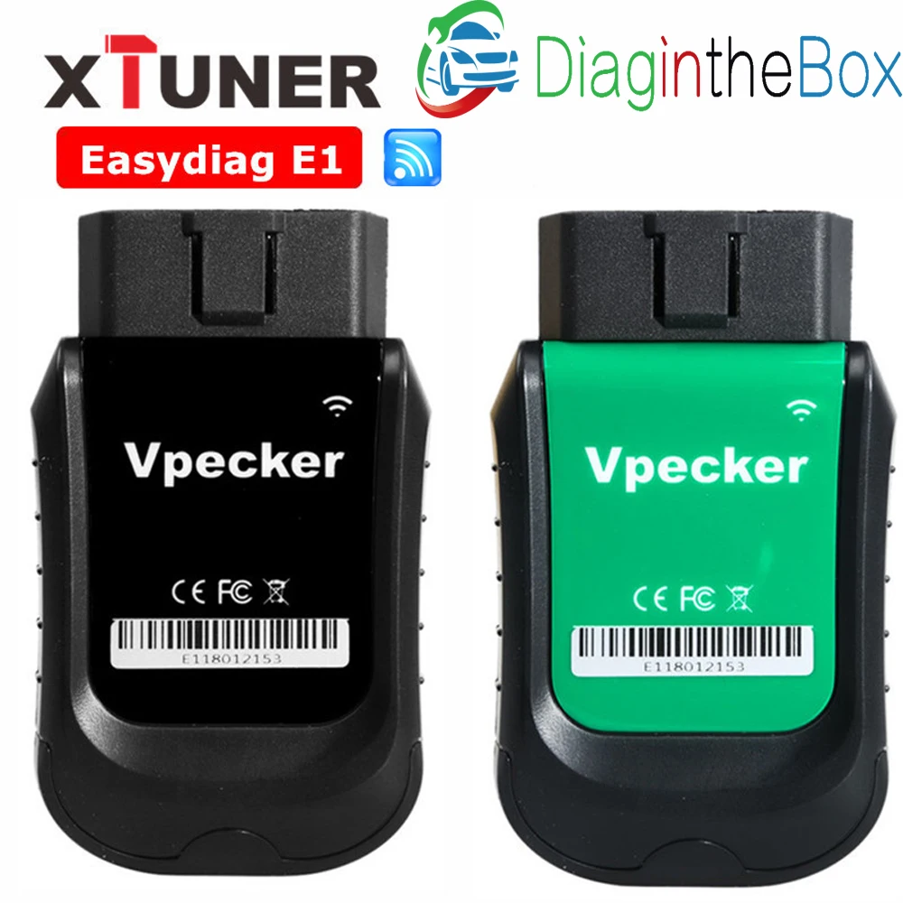 2018 высокое качество vpecker EasyDiag E1 v10.1 Wi Fi OBDII WINDOWS 10 полный диагностический