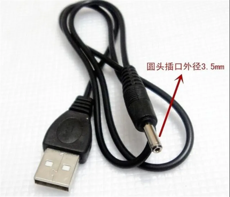 3ft 5 В DC USB Мощность кабель 3.5*1.35 мм огни Вентилятор часы радиатор динамики