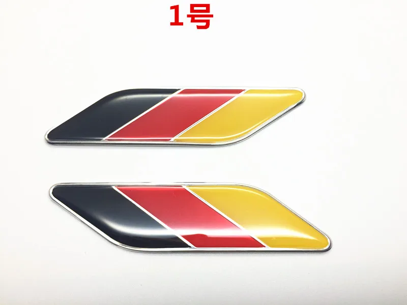 Оптовая продажа Флаг Франции эмблема на крыло боковая наклейки металлические