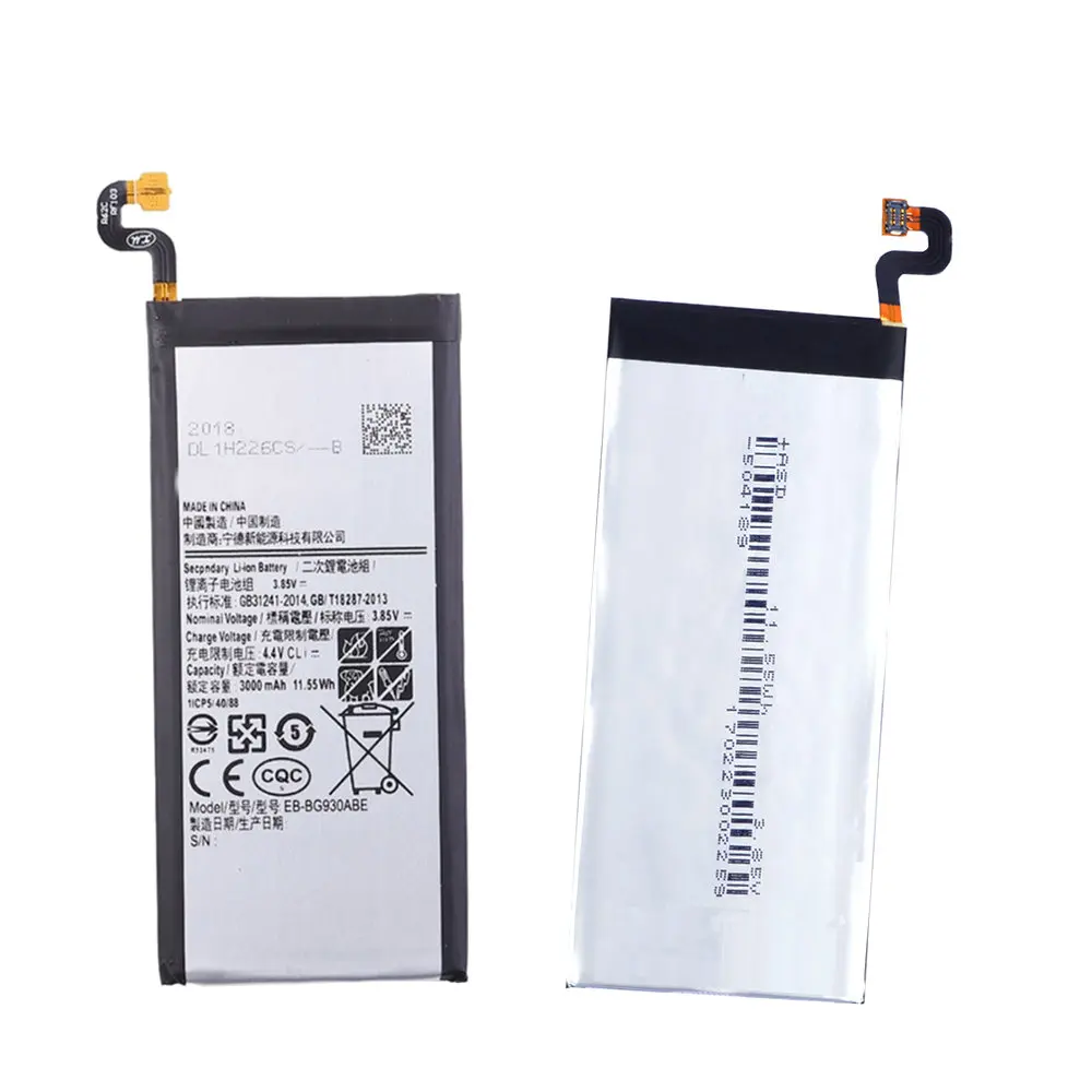 High quality Replacement Li-ion Battery EB-BG930ABE For Samsung Galaxy S7 G9300 SM-G9300 SM-G930 G930 G930F Smart phone 3000mAh