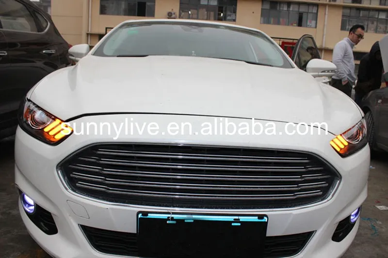 Фары для FORD Fusion Titanium Mondeo 2013-2015 светодиодный фары Mustang style JC | Автомобили и мотоциклы