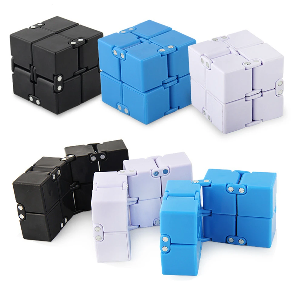 Infinity Magic Cube Decompression Folding Fingertip Unlimited Fold Children Puzzle Creative Toy Single Color | Игрушки и хобби
