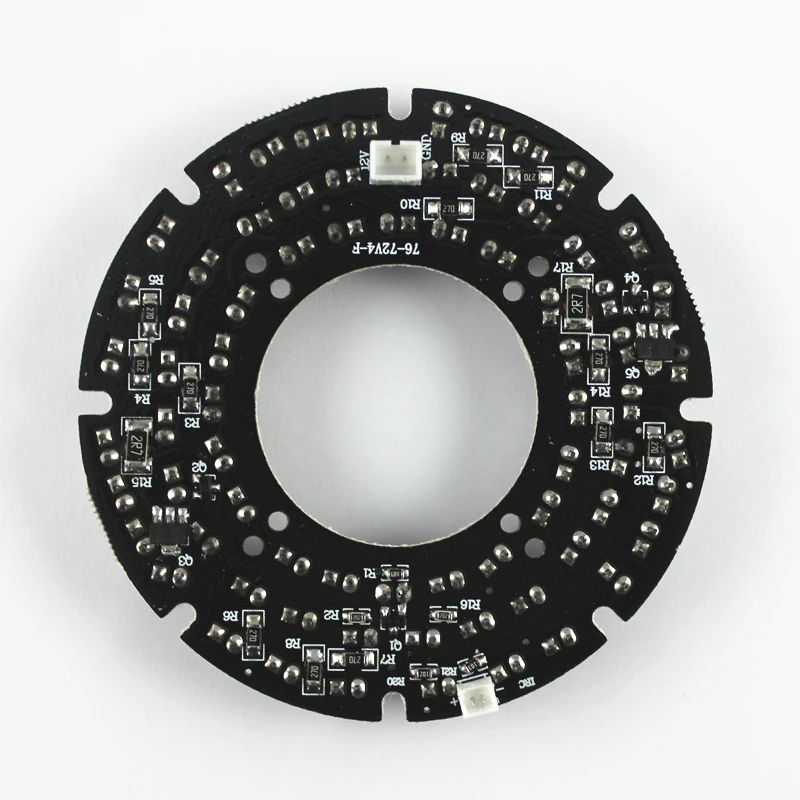 850nm 72LED 5mm Infrared IR Led Board For Camera 45 Degree Bulb.CY-7672F5 | Безопасность и защита