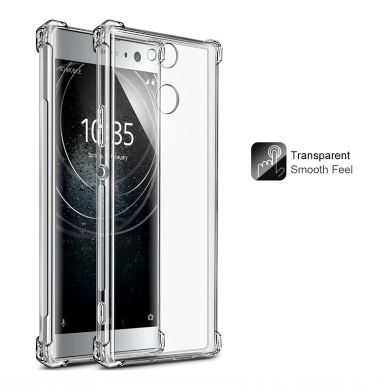 Чехол-бампер из мягкого ТПУ для Sony Xperia XA1 XA2 10 Plus L1 L2 L3 1 XZ2 | Мобильные телефоны и