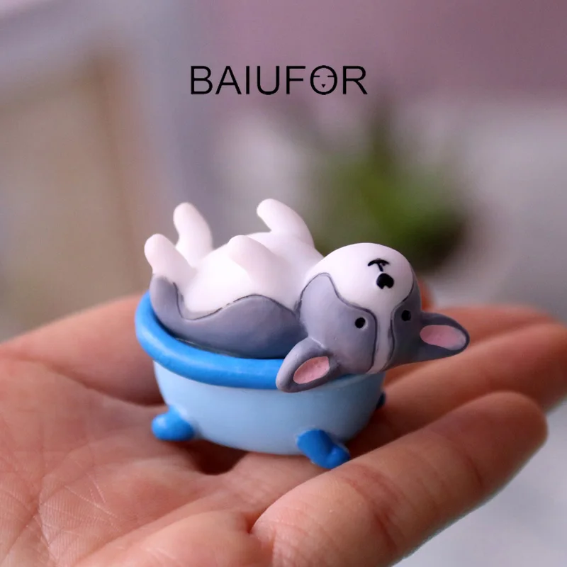 BAIUFOR миниатюры Kawaii собака серии 2 Сказочный Сад миниатюра суккуленты Мини Пейзаж