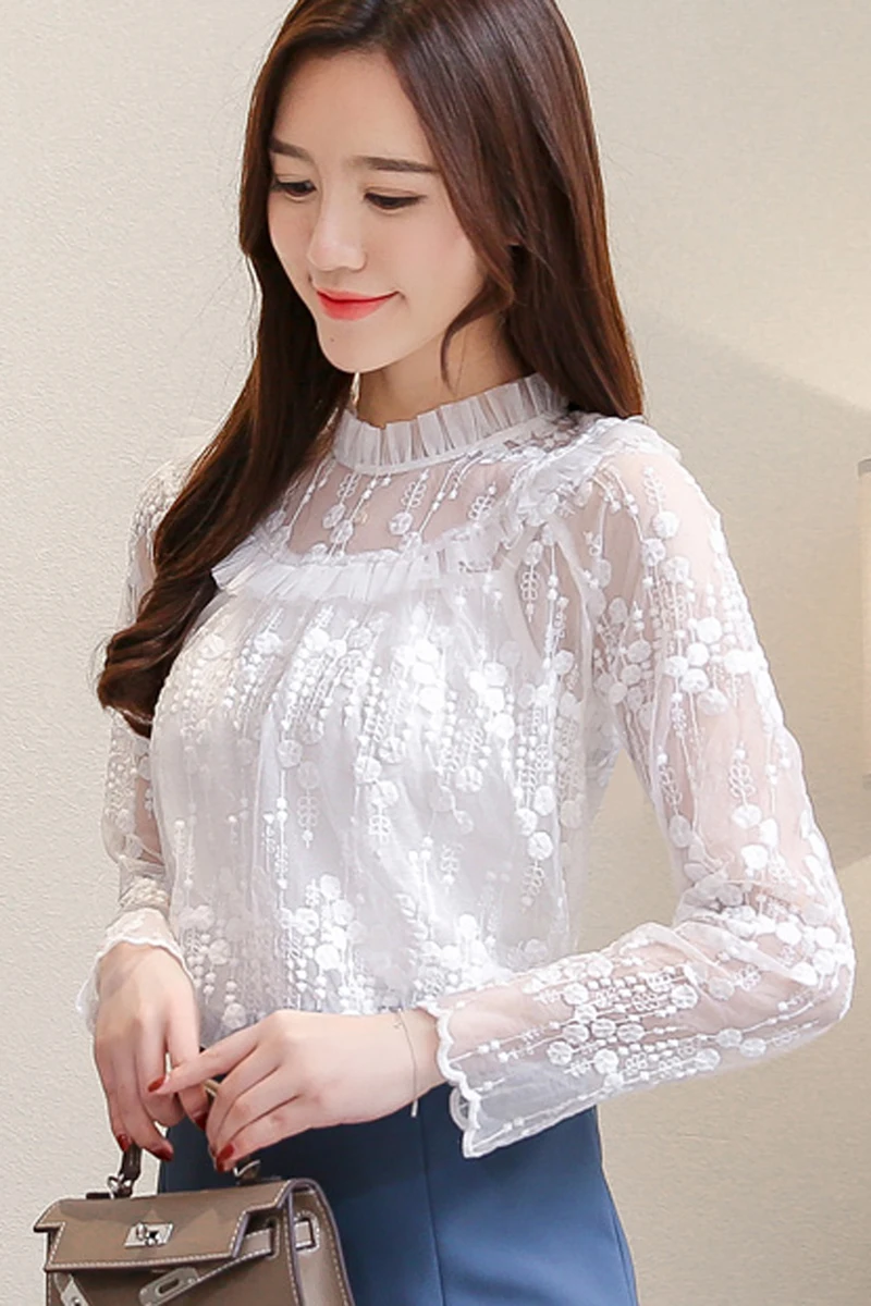

New coat female bud silk chiffon unlined upper unlined upper garment render long-sleeved blouse brim small unlined upper garment
