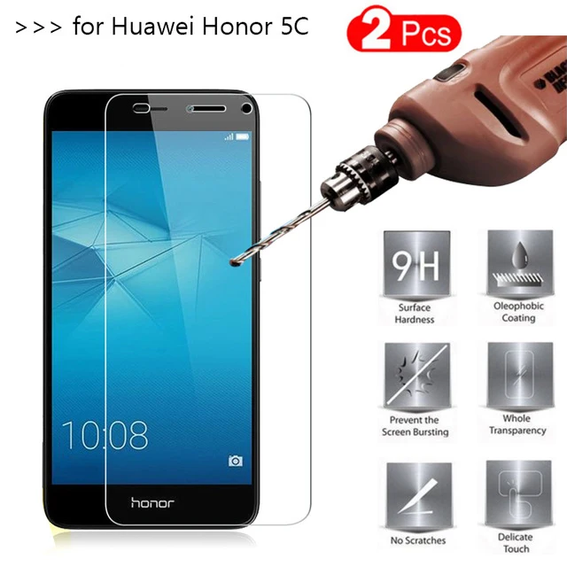 2 шт закаленное стекло Huawei Honor 5C Защитная пленка для экрана Защитное Honor5c Nem L51