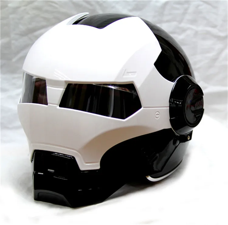 Оригинальный мотоциклетный шлем для мужчин и женщин 610 Железный человек ретро