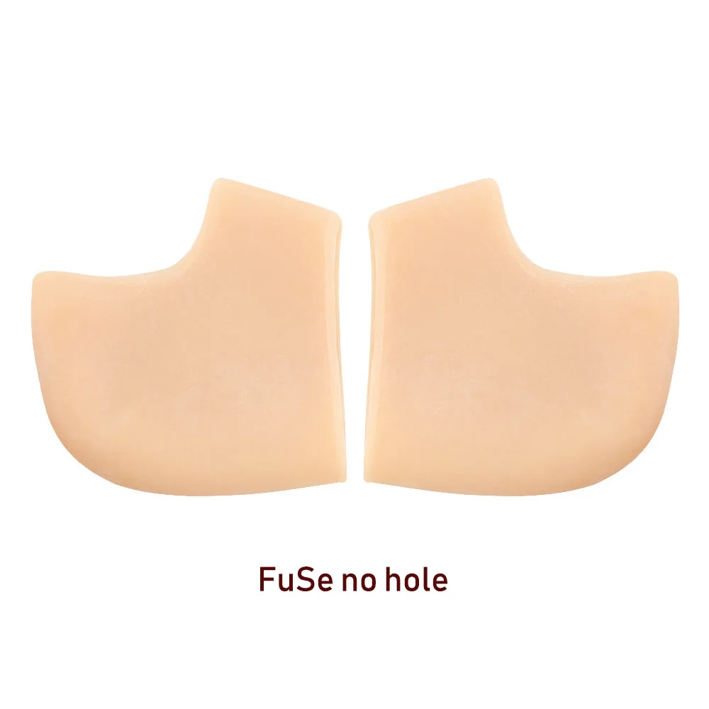 FuSe no hole USHINE силиконовые носки со стельками для ухода за ногами, защита от трещин, увлажняющая задняя пятка, ортопедические стельки для женщин и мужчин - Цвет: FuSe no hole