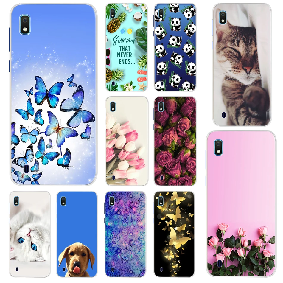 Фото Мягкий чехол из ТПУ для Samsung Galaxy A10, A105, A105F, силиконовый чехол, задняя крышка для Samsung A10, A 10, Детские чехлы для телефонов 6,2 дюйма №1