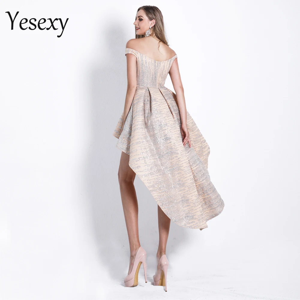 

Yesexy 2021 Women Sexy One neck sleeveless Glitter Dresses Female Evening Party Maxi Elegant Dress Vestdios VR18693