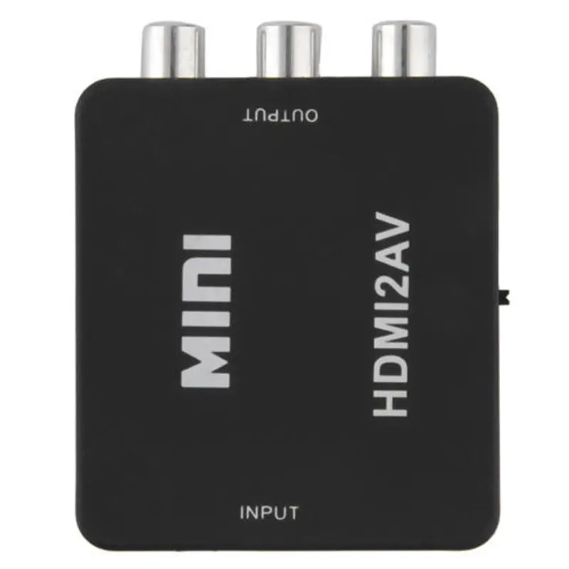Мини 1080P HDMI композитный к RCA Аудио Видео AV CVBS конвертер адаптер для HDTV HD камеры DVD