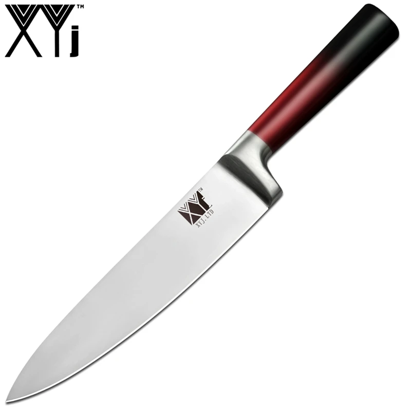 8 inch Chef XYj 3Cr13 нож из высокоуглеродистой стали, кухонный нож из нержавеющей стали, поварские ножи для нарезки стейка, японские инструменты для повара - Цвет: 8 inch Chef