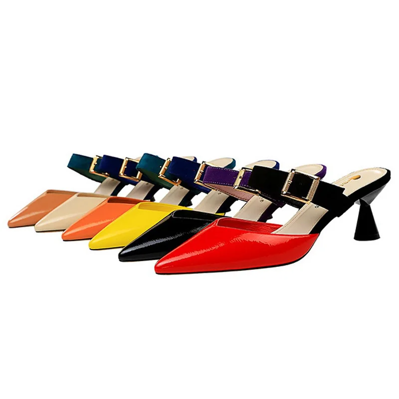 BIGTREE/женские туфли лодочки модная женская обувь на высоком каблуке пикантные