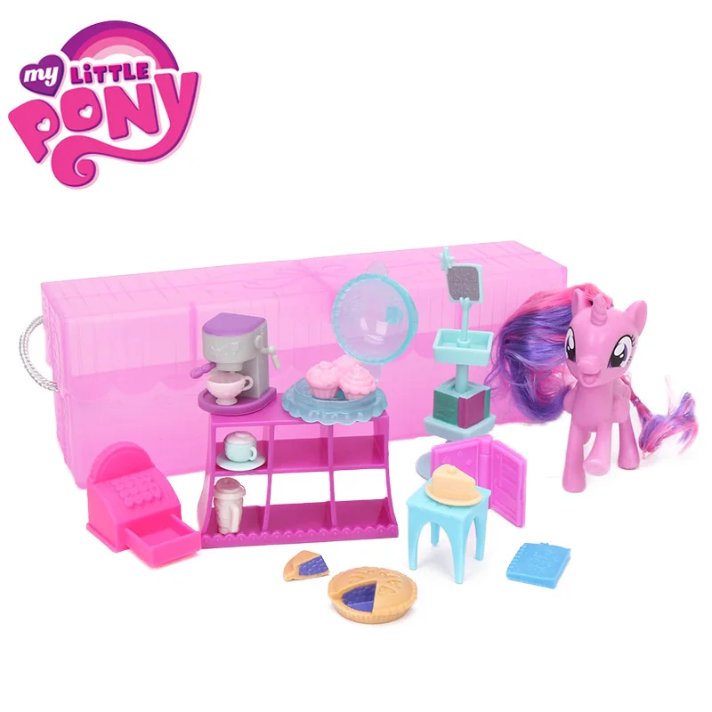 Экшн фигурка из ПВХ 8 см игрушки My Little Pony на тротте сумерки сверкающие набор с