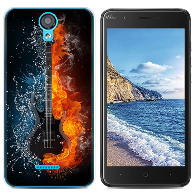 Для Coque Wiko Harry 5 0 дюймов чехол Роскошный мультяшный ТПУ для мягкий силиконовый