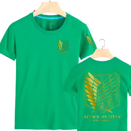 Футболка с японским аниме одежда для скаутинга легиона футболка коротким