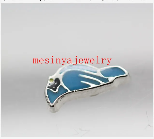 10 шт. подвески в виде синей птицы для стеклянного медальона|charms candy|charm pendentscharm roller