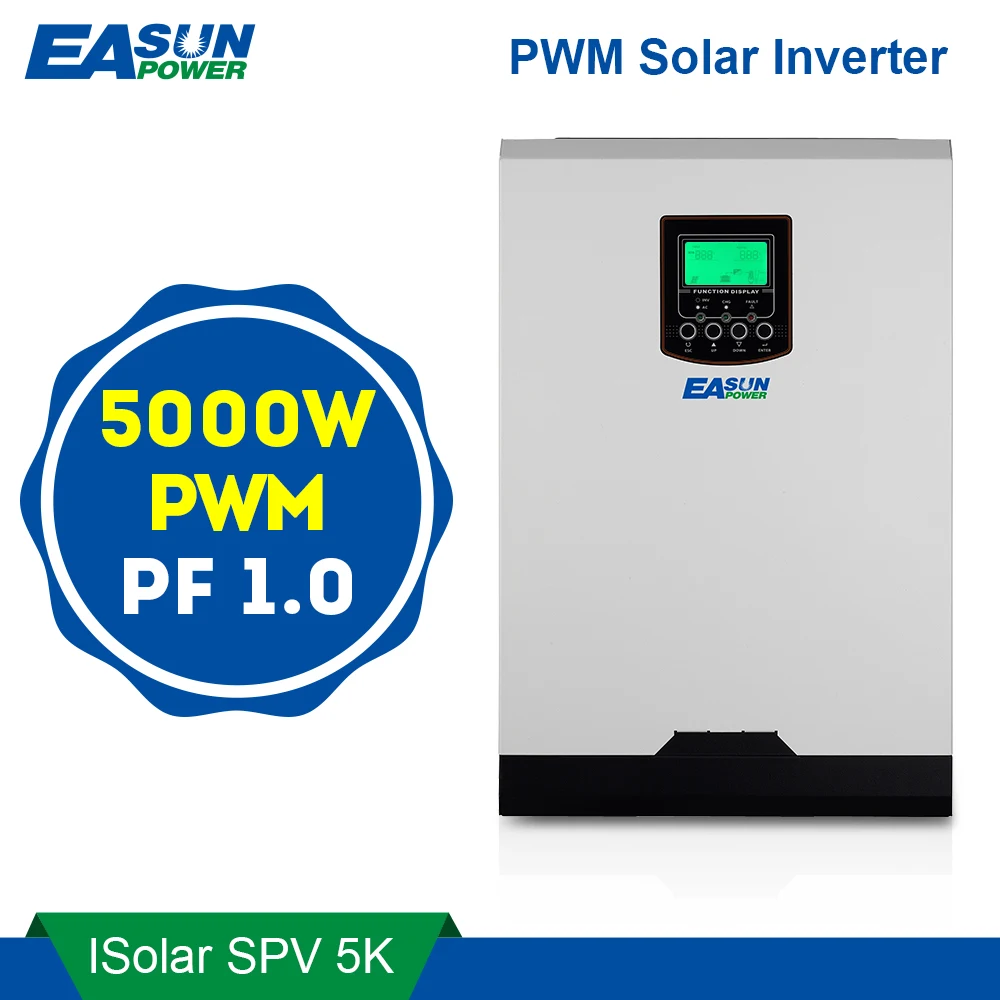 Источник питания Easun 5000 W солнечный инвертор 50A PWM решеточный 5Kva чистая