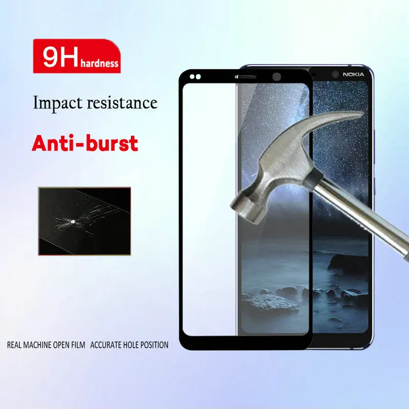 Для Nokia 9 puобзор 9H полное клеевое покрытие закаленное стекло Защита экрана для