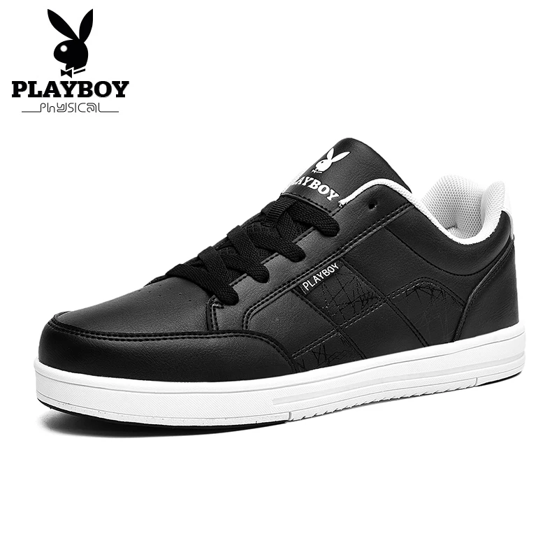 

PLAYBOY New Footwear Fashion Men's Casual Shoes Spring & Autumn Male Shoes Men PU Leather Shoes Men Flats Zapatillas DS87287