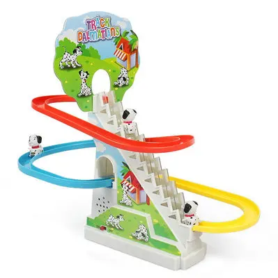 Электронный обучающий пластмассовый трек поезда электрические игрушки для